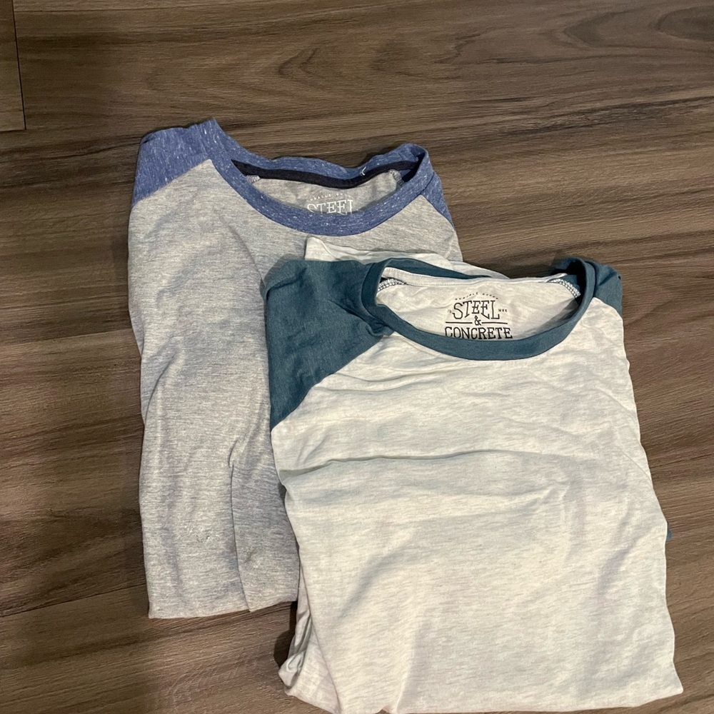 Steel and Concrete Long Sleeve Shirts